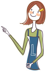 close-up of woman smiling