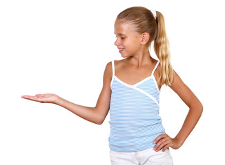 Fototapeta premium portrait of pretty teenage girl