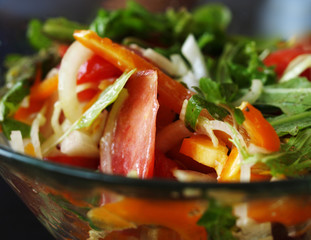 Fresh vegetables salad