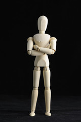 Wooden Figure (Waiting)
