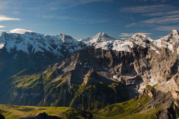 View from the Schilthorn mountain
