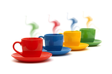 Beautiful color cups