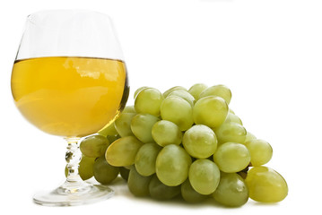 Glasses of white wine