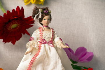 Braut mit Blumen