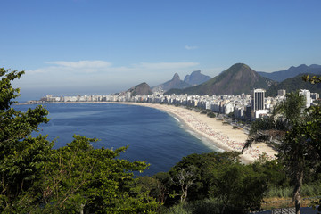 Naklejka premium Copacabana, Rio de Janeiro