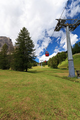 cableway - cabinovia in Val Badia