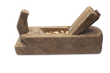 Old carpenter's wood planer