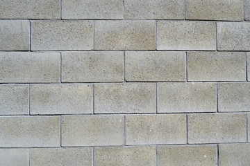 muro in blocchi di cemento