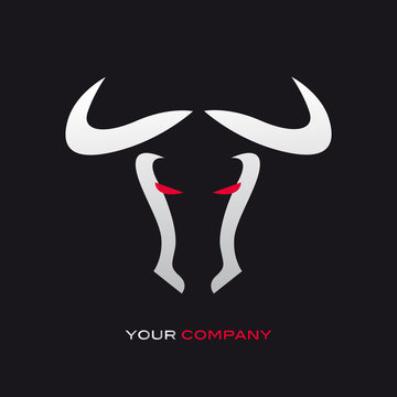 logo entreprise, logo taureau