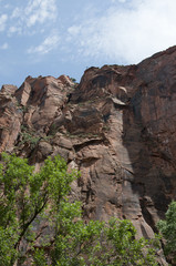 Angels Landing in Zion National Park in Utah USA