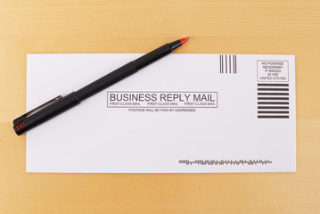 First Class Business Reply Envelope