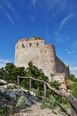 Romantic castle ruins