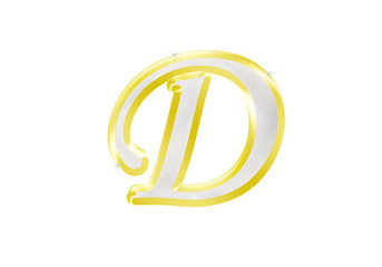 Obraz premium Letter D