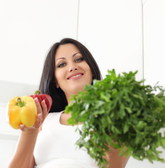 woman in kitchen