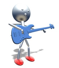3D Figur - GITARRE