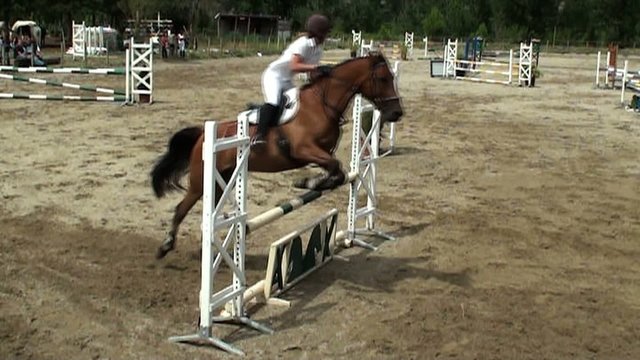 championne de saut
