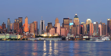 New York City Manhattan over Hudson River