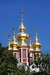 Fototapeta na wymiar Klasztor Nowodziewiczy w Moskwie.