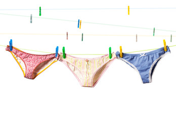 Panties drying