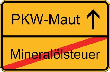 PKW-Maut statt Mineralölsteuer