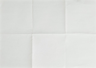 white sheet of paper folded