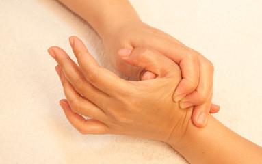reflexology Hand massage, spa hand treatment,Thailand