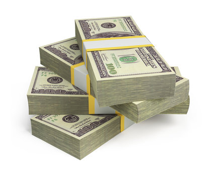 wads of dollars