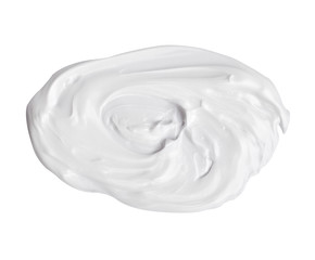 white beauty cream stroke cosmetics