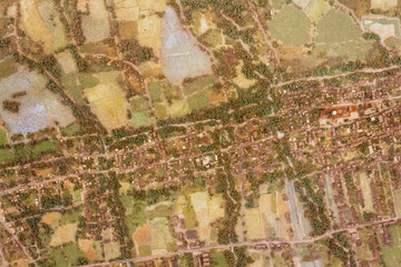 Model of aerial photograph