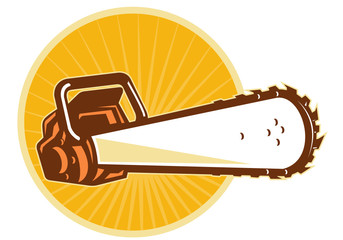 chainsaw front