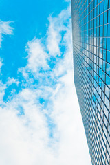 modern glass silhouettes. Modern office