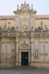 Baroque facade of the duomo, Lecce, Italy © stefaniav