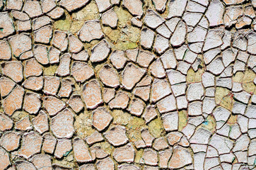 cracked grunge old wall background
