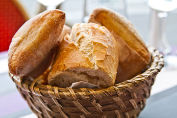 bread in basket