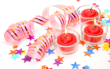 Confetti and streamer