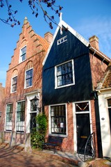 Maisons typiques hollandais, Edam, Pays-Bas