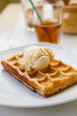 Delicious waffle