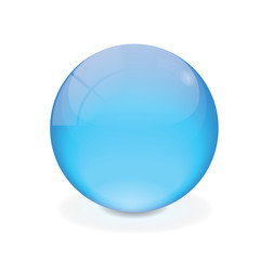Light blue vector crystal ball