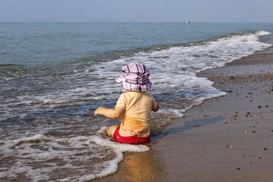 дети beach 