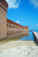 fort jefferson walls, dry tortugas national park, florida