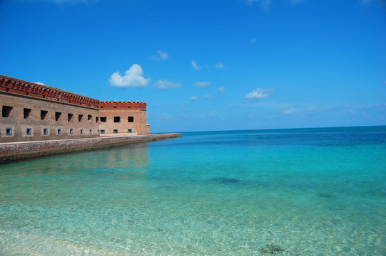 Sea At Fort Jefferson, Dry Tortugas, Florida