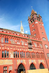 Obraz premium Basel City Hall, Switzerland