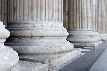 Classical columns view.