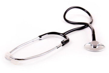stetoskop on a white background