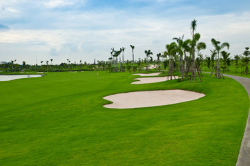 landscape of golf course