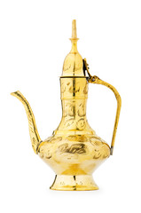 Ancient lamp isolated on the white