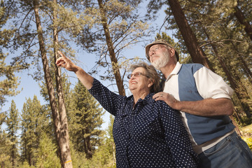 Adventurous Senior Couple Enjoying the Outdoors