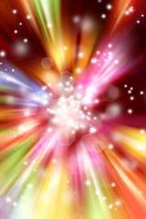 Bright explosion background