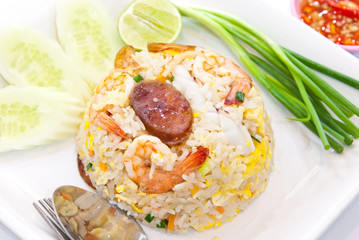 fried rice with shrimp