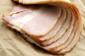 cured delicious bacon